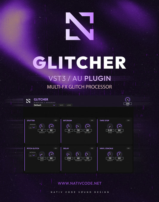 GLITCHER (Multi-FX Glitch Processor)
